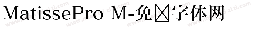 MatissePro M字体转换